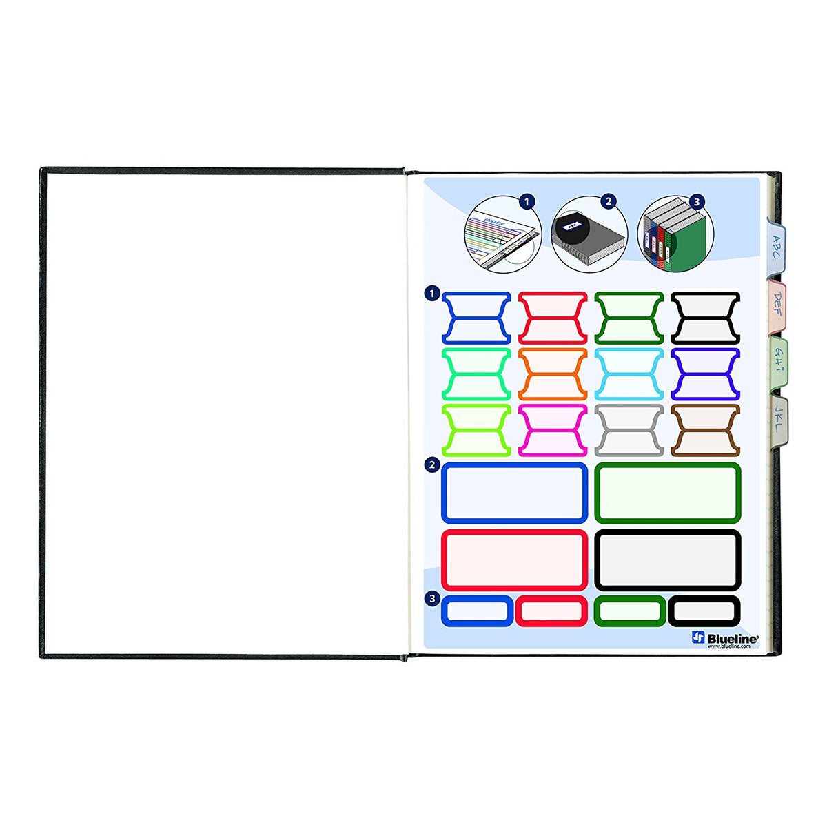 Blueline Business Notebook, 4 x 4 Quad Ruled, 9.25" x 7.25", 192 Pages (A9Q)