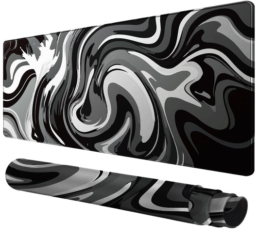 Rcege Large Gaming Mouse Pad Extended Desk Mat with Non Slip Stitched Edge