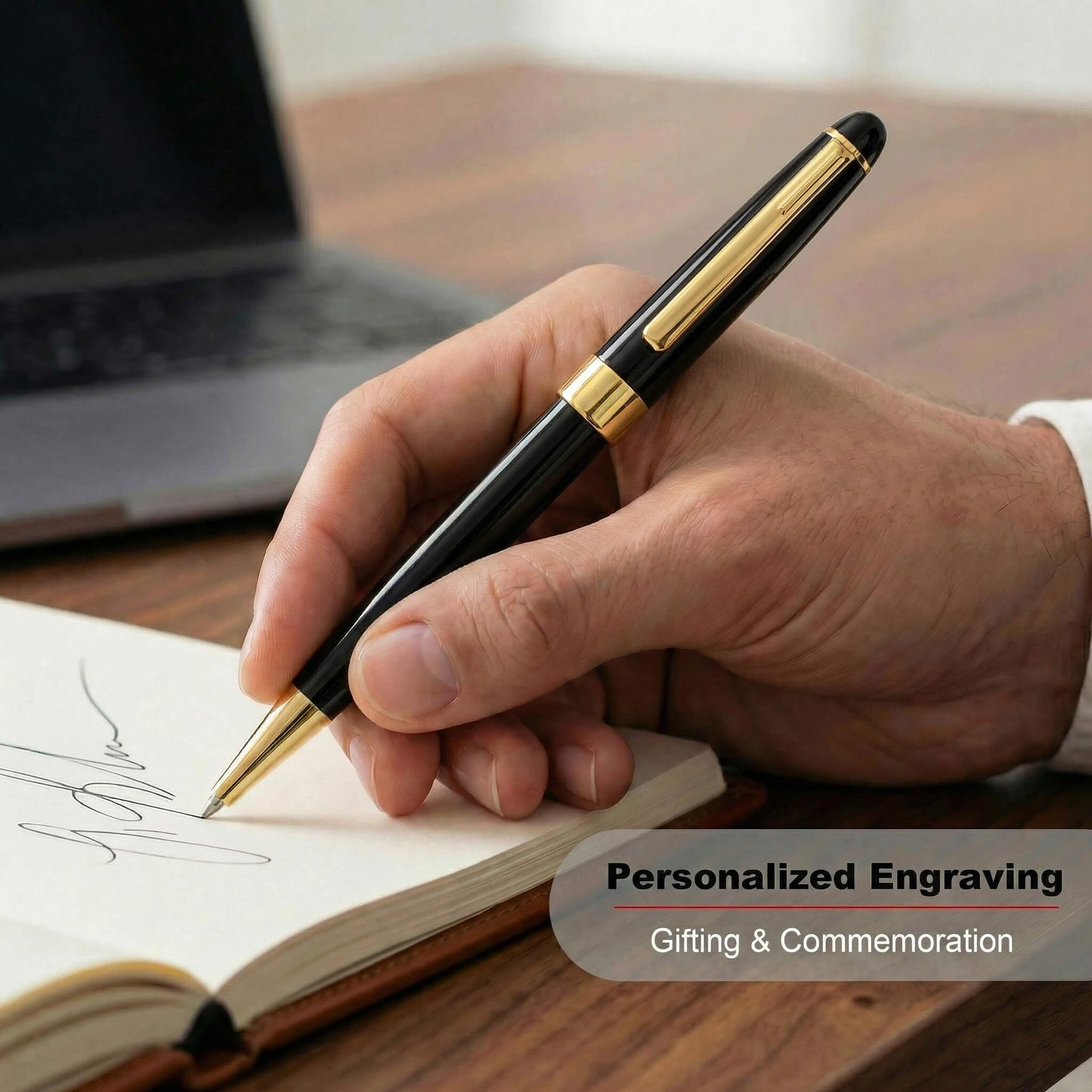 Yastar Custom Ballpoint Pen Gift for Business Men/Women/Friends Groomsman