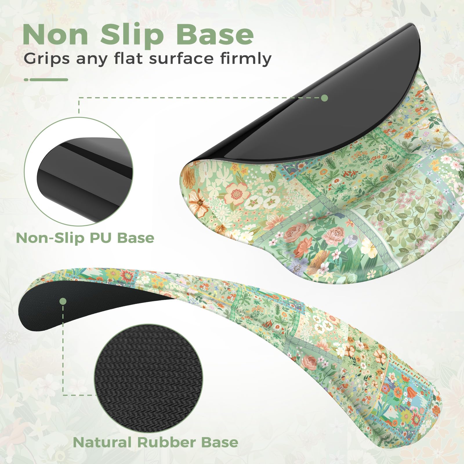 iLeadon Mouse Pad with Wrist Support, Ergonomic Mouse Pad Set