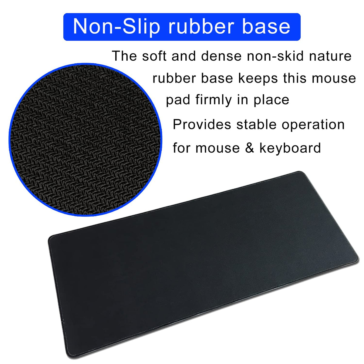 Cute Dog Paw Print Mouse Pad Desk Mat,Large Mouse Pads Desk,Full Mouse Pad