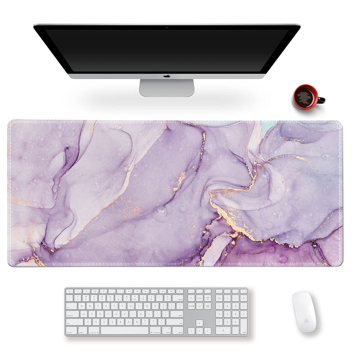 Extended Gaming Mouse Pad XXL ArtSo Large Keyboard Mat Long Mousepad Desk Decor Writing Pad Non