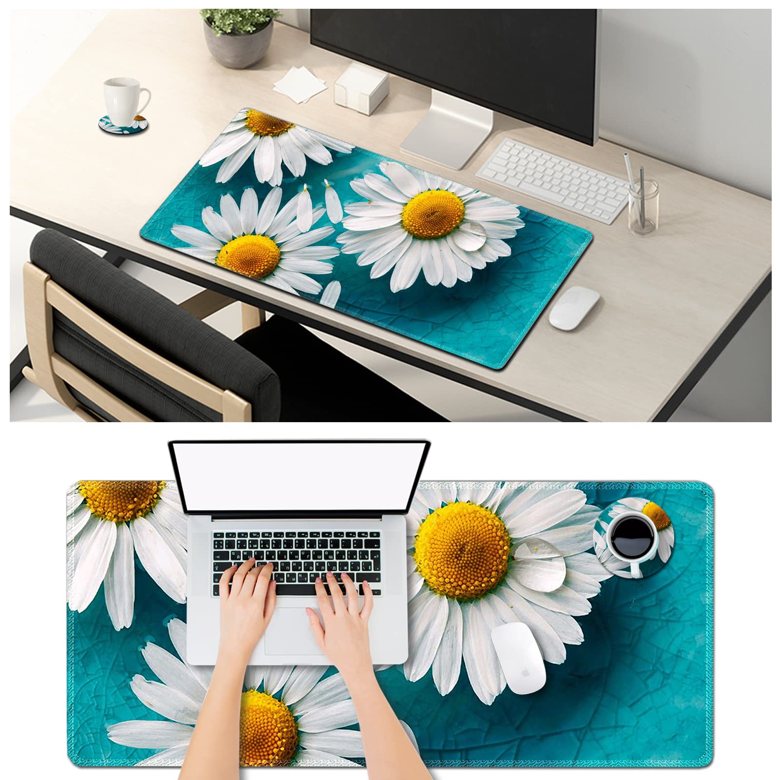 ArtSo Large Gaming Mouse Pad Extended Desk Pad XL Keyboard Mat Long Mousepad Decor Writing Pad