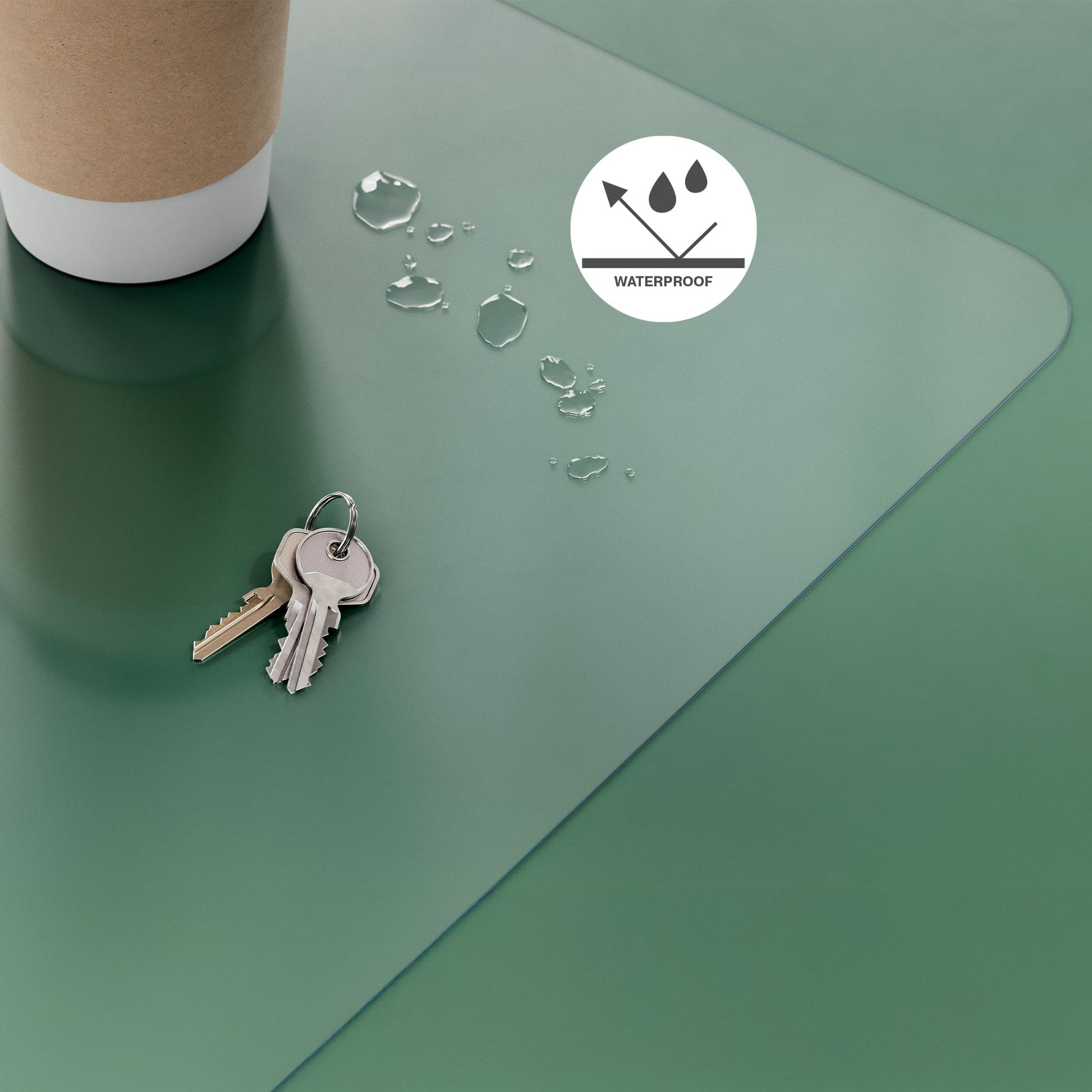 Leitz Large Desk Pad, Waterproof Desk Pad, Matte Desk Pad for Laptop, Office and Home, Easy to