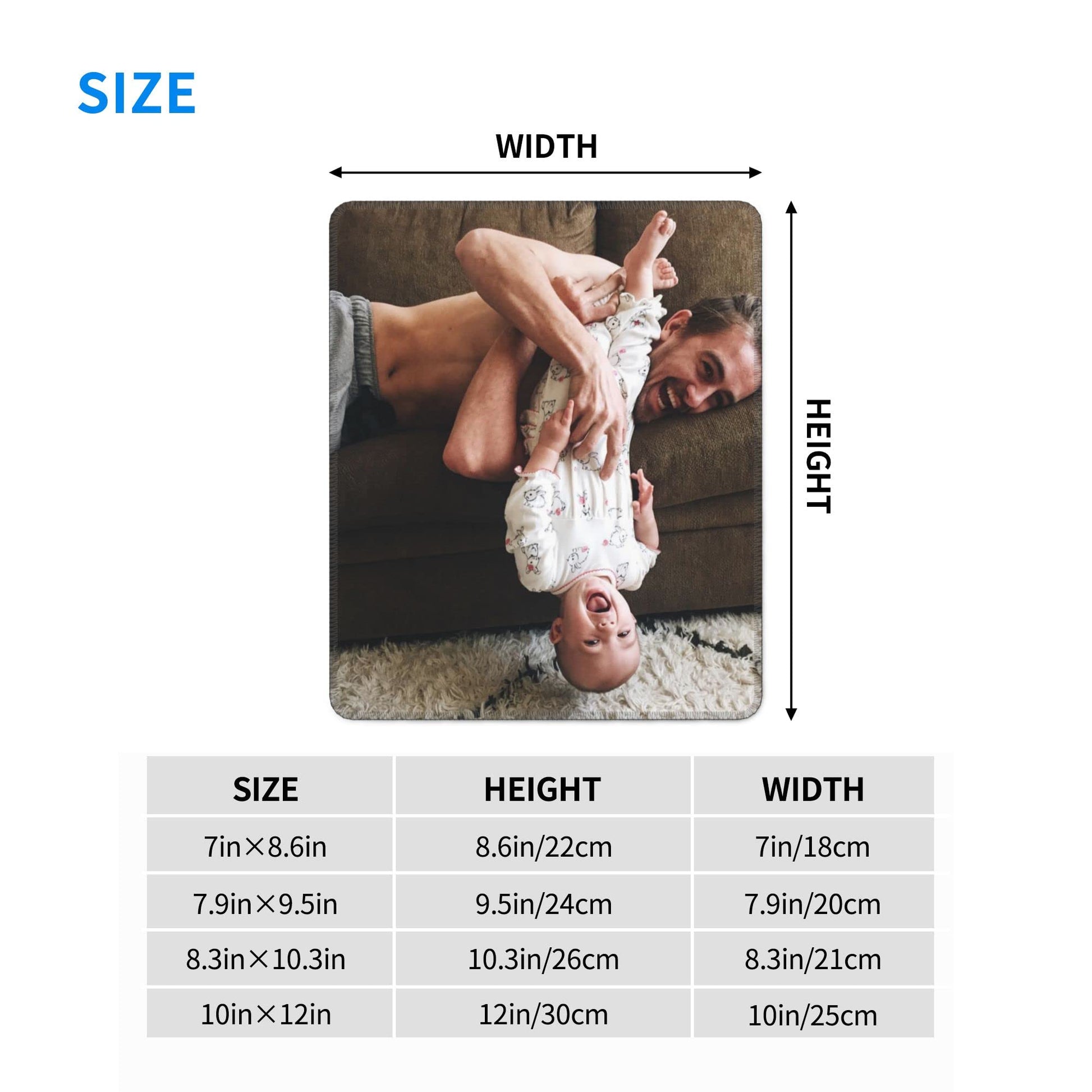 Custom Mouse Pad Personalized Photo Moues Pad with Your Image/Text for Office Gaming Computer Desk