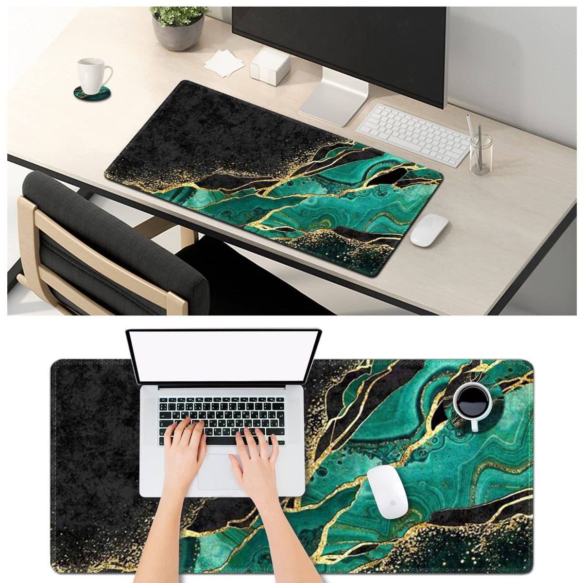 ArtSo Large Gaming Mouse Pad Extended Desk Pad XL Keyboard Mat Long Mousepad Decor Writing Pad