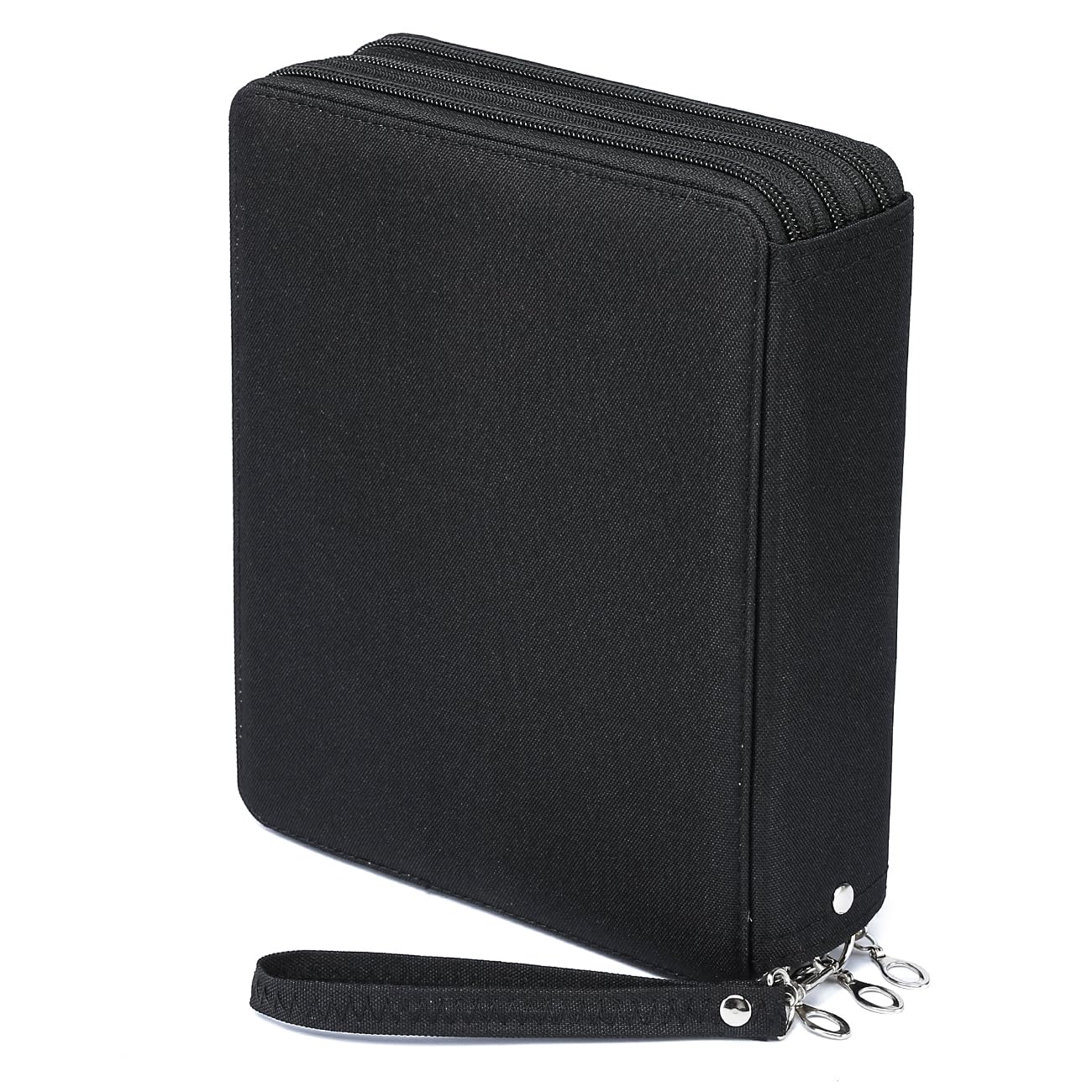 YOUNGCOL Colored Pencil Case - 120 Slots Pencil Holder with Handle Strap Large Capacity Pencil