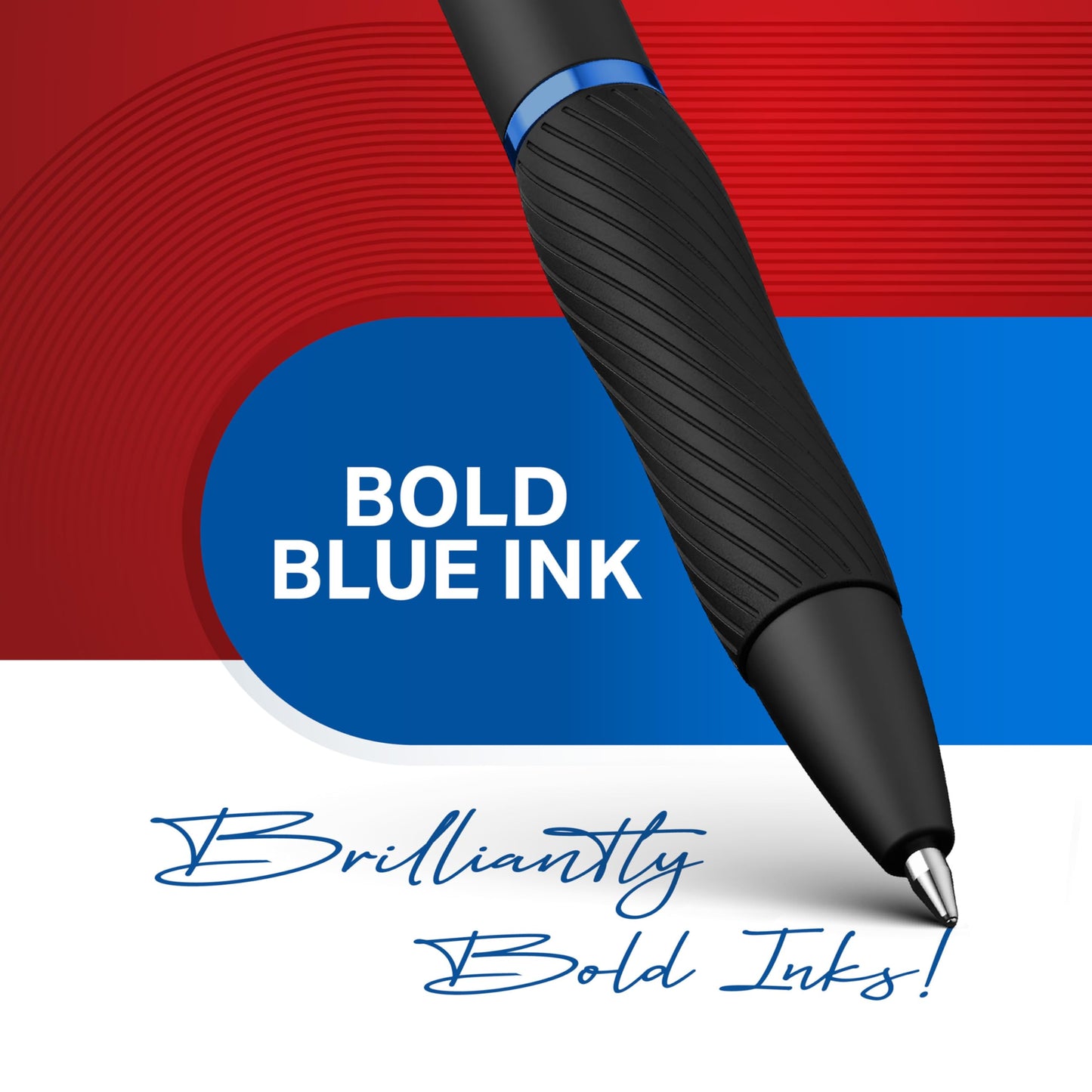 Sharpie S-Gel | Gel Pens | Medium Point (0.7mm) | Blue Ink | 12 Count