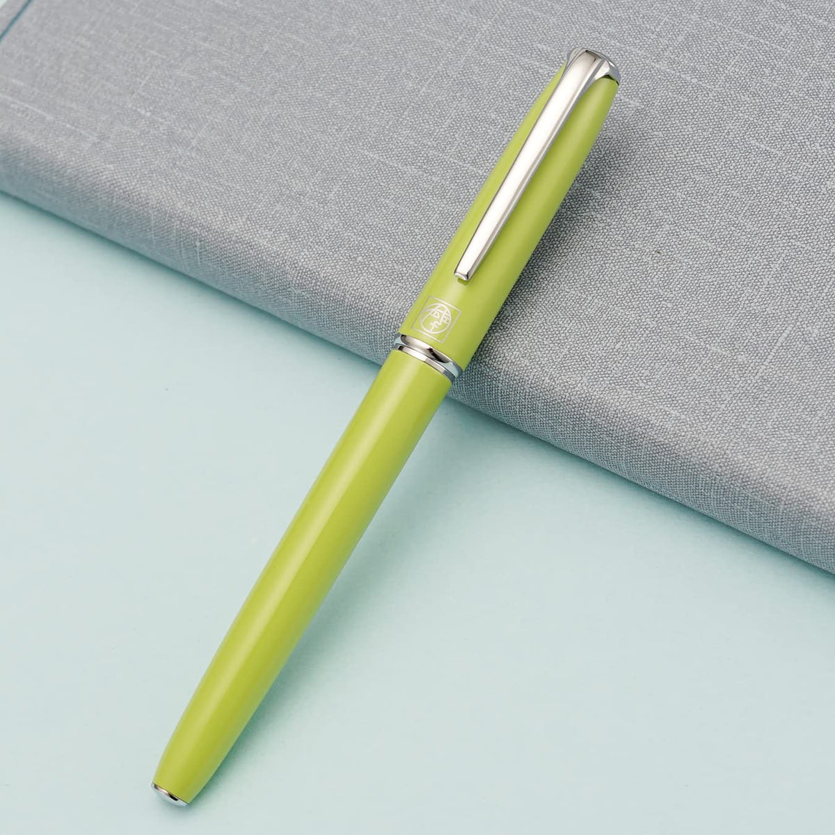 erofa Picasso 916 Green Fountain Pen with Gift Box Writing Pen Set Medium Nib 0.7mm for Office
