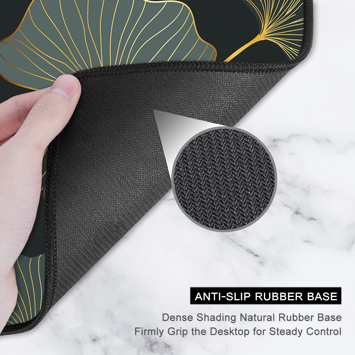 Auhoahsil Extended Mouse Pad, XXL Gaming Mouse Pads, Large Big Mousepad Laptop Computer Keyboard