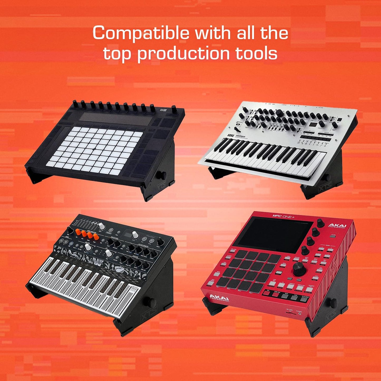 XTS Desktop Stand, for MPC Live 3 / Push 3 / Synths, 10.6" - 18.5" Size