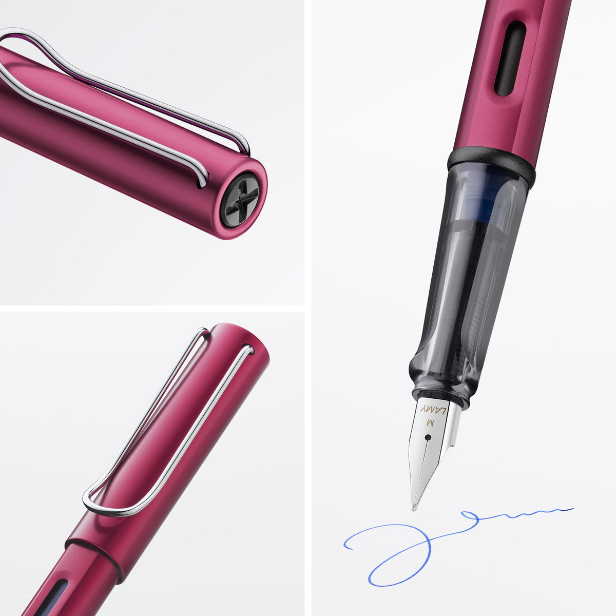 LAMY AL-star black purple - Fountain Pen with ergonomic grip & polished steel nib in size B
