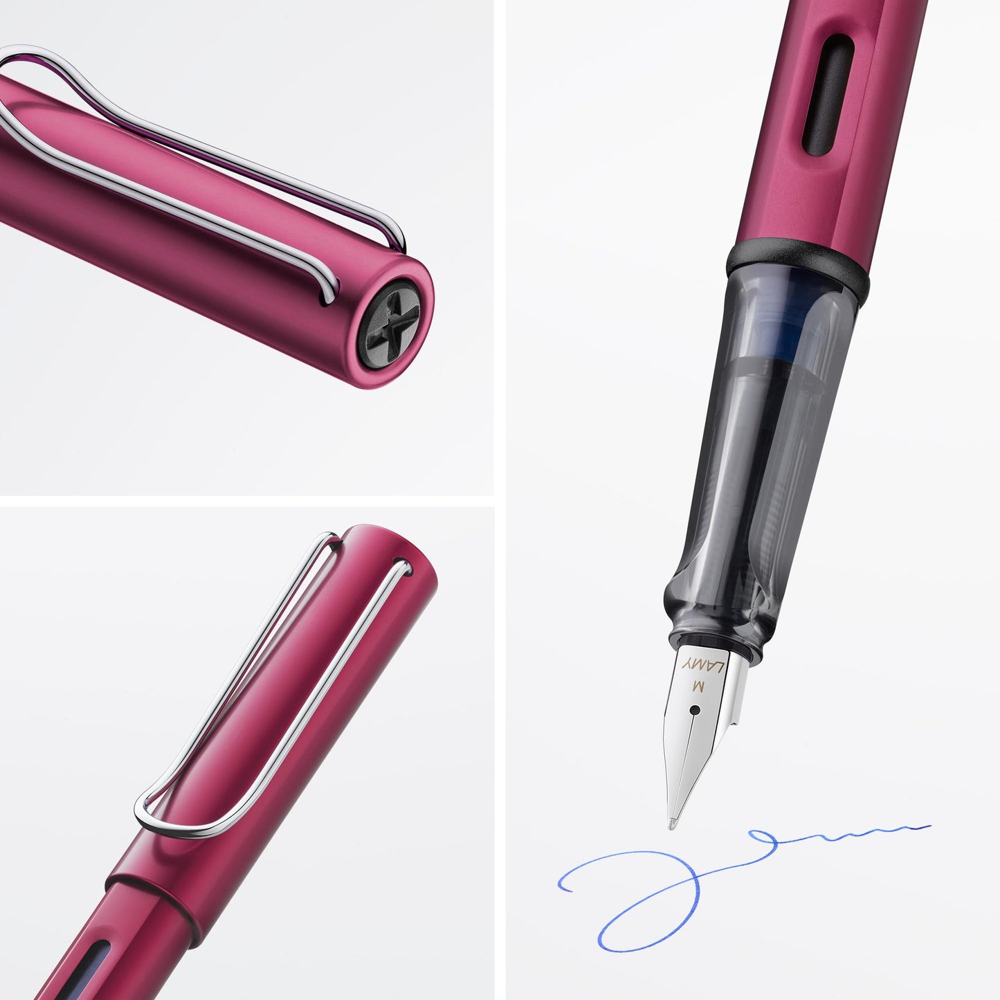 LAMY AL-star black purple - Fountain Pen with ergonomic grip & polished steel nib in size EF