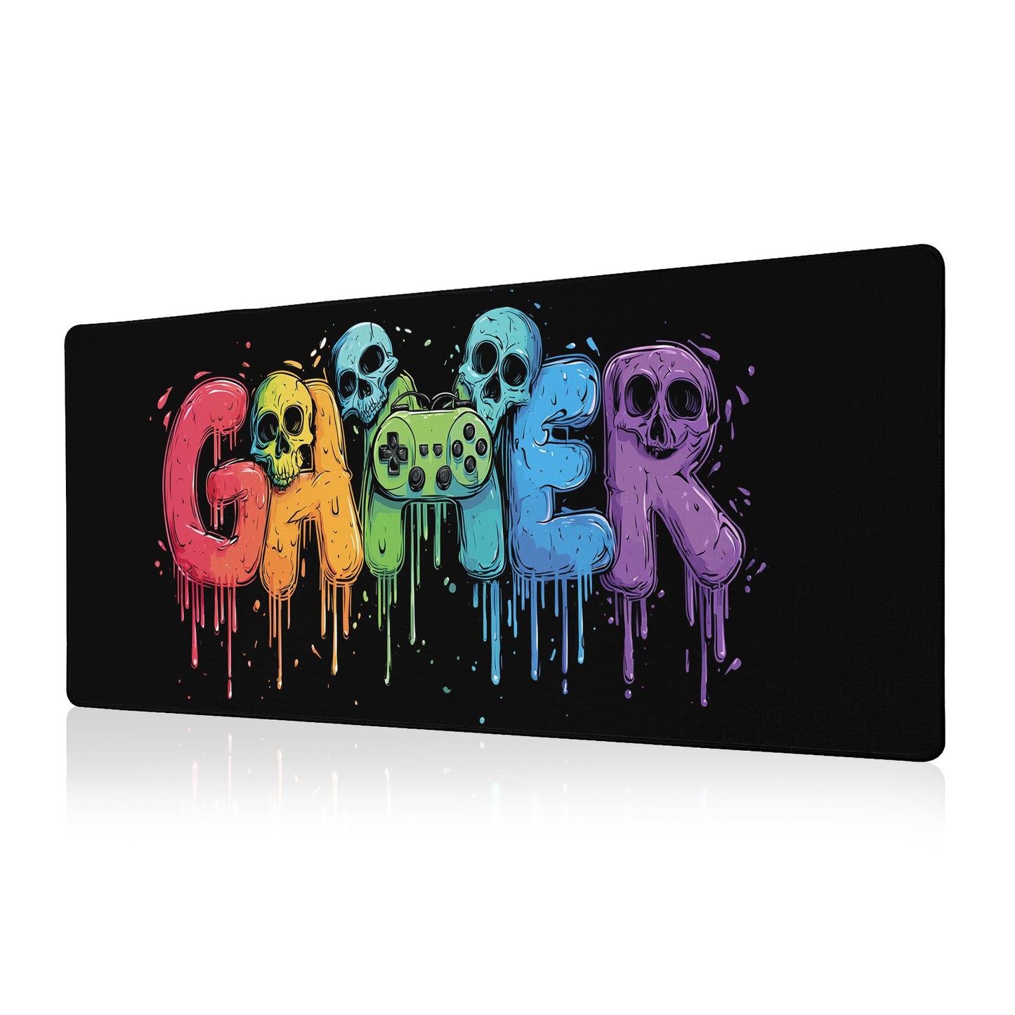 Gaming Mouse Pad Mat XL Extended Large Gaming Desk Pad Mousepad, Vibrant Game Computer Laptop