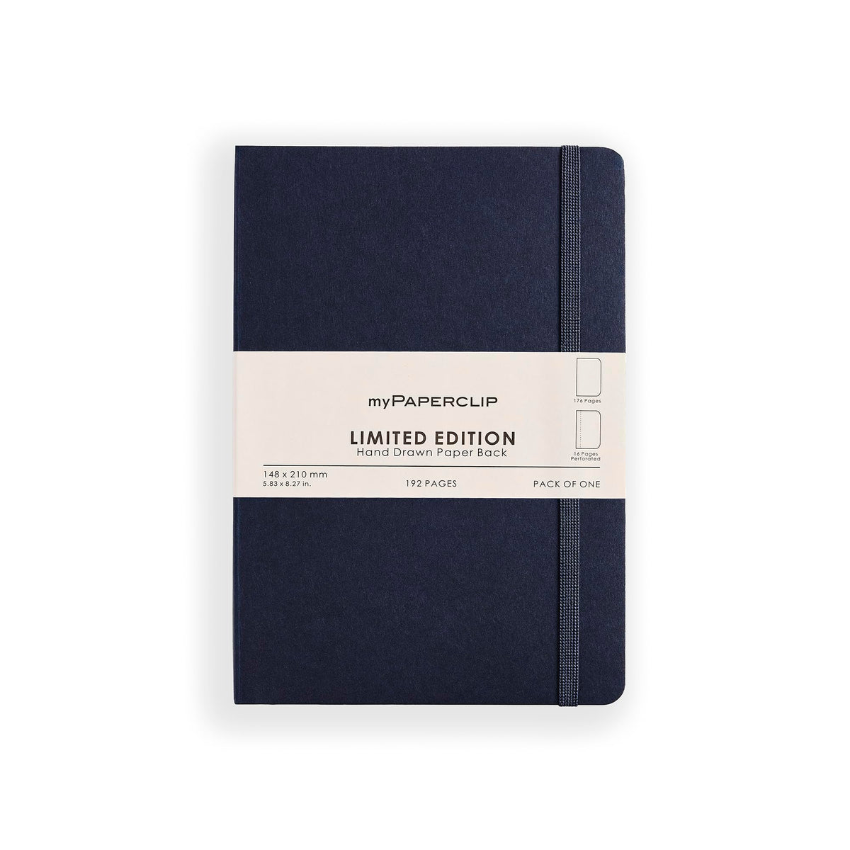 myPAPERCLIP Limited Edition A5 Plain Notebook | 192 Pages, 100 GSM, Soft Cover, A5 (5.83 × 8.27 in)