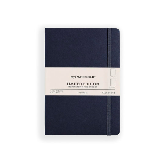 myPAPERCLIP Limited Edition A5 Plain Notebook | 192 Pages, 100 GSM, Soft Cover, A5 (5.83 × 8.27 in)