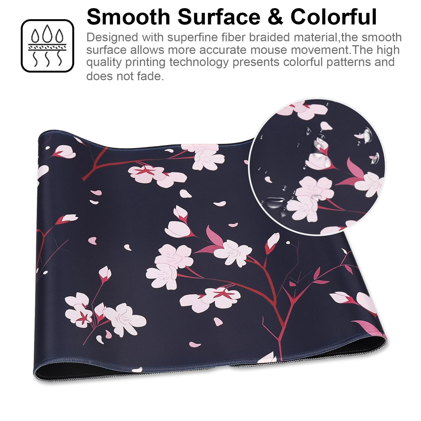 Cmhoo XXL Gaming Mouse Pad 35.4x15.7 Professional Large Mouse Pad & Computer Game Mouse Mat-90x40