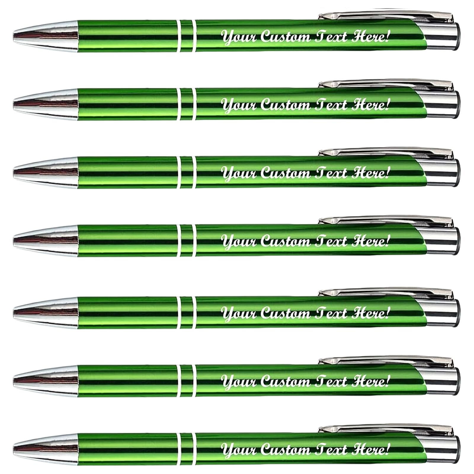 Personalized Black Ink Pen for Events, Trade Shows-Pack of 50