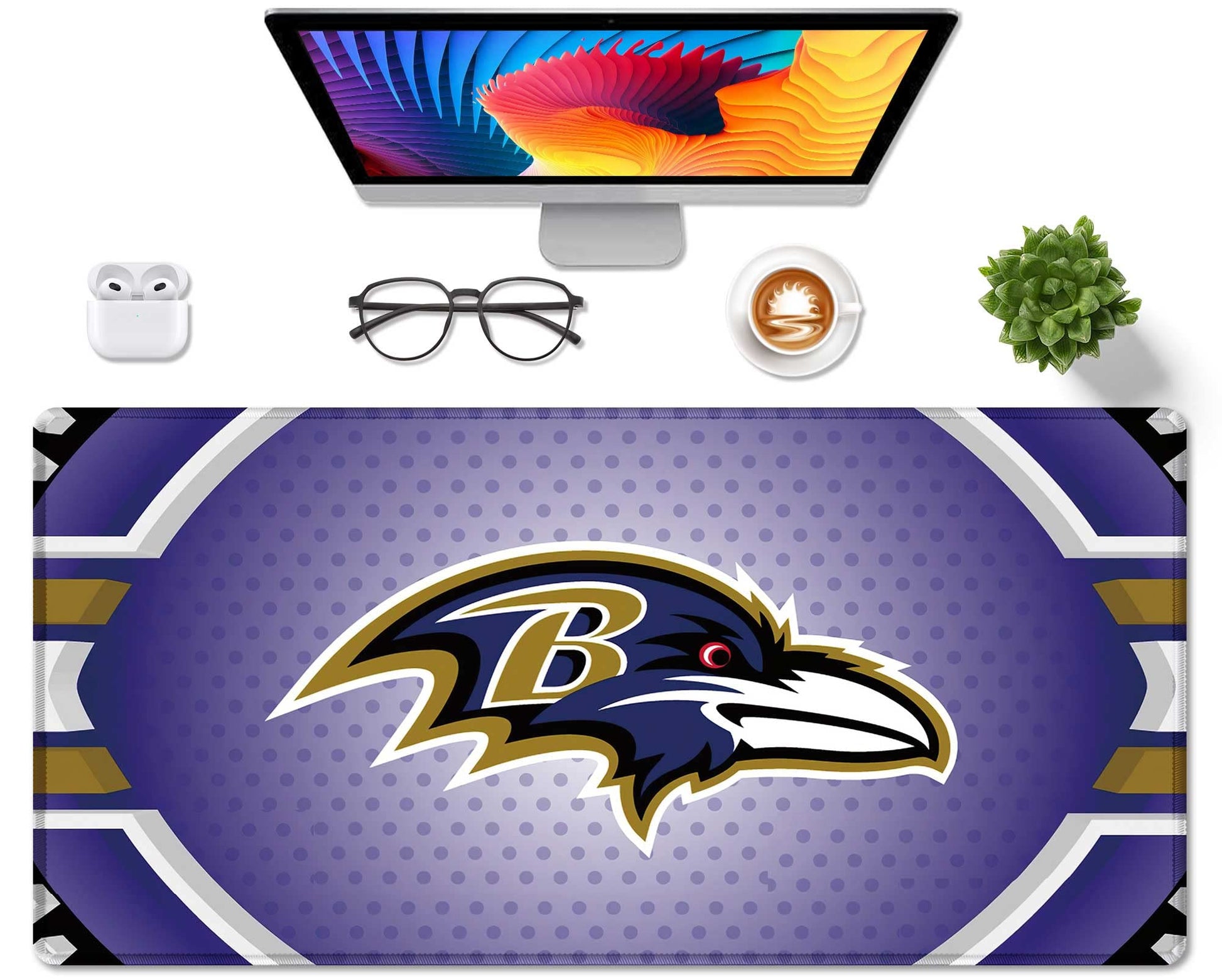 Large Mouse Pad Desk Mat for Home Office, Gaming Mousepad Extended Desk pad - Computer Keyboard