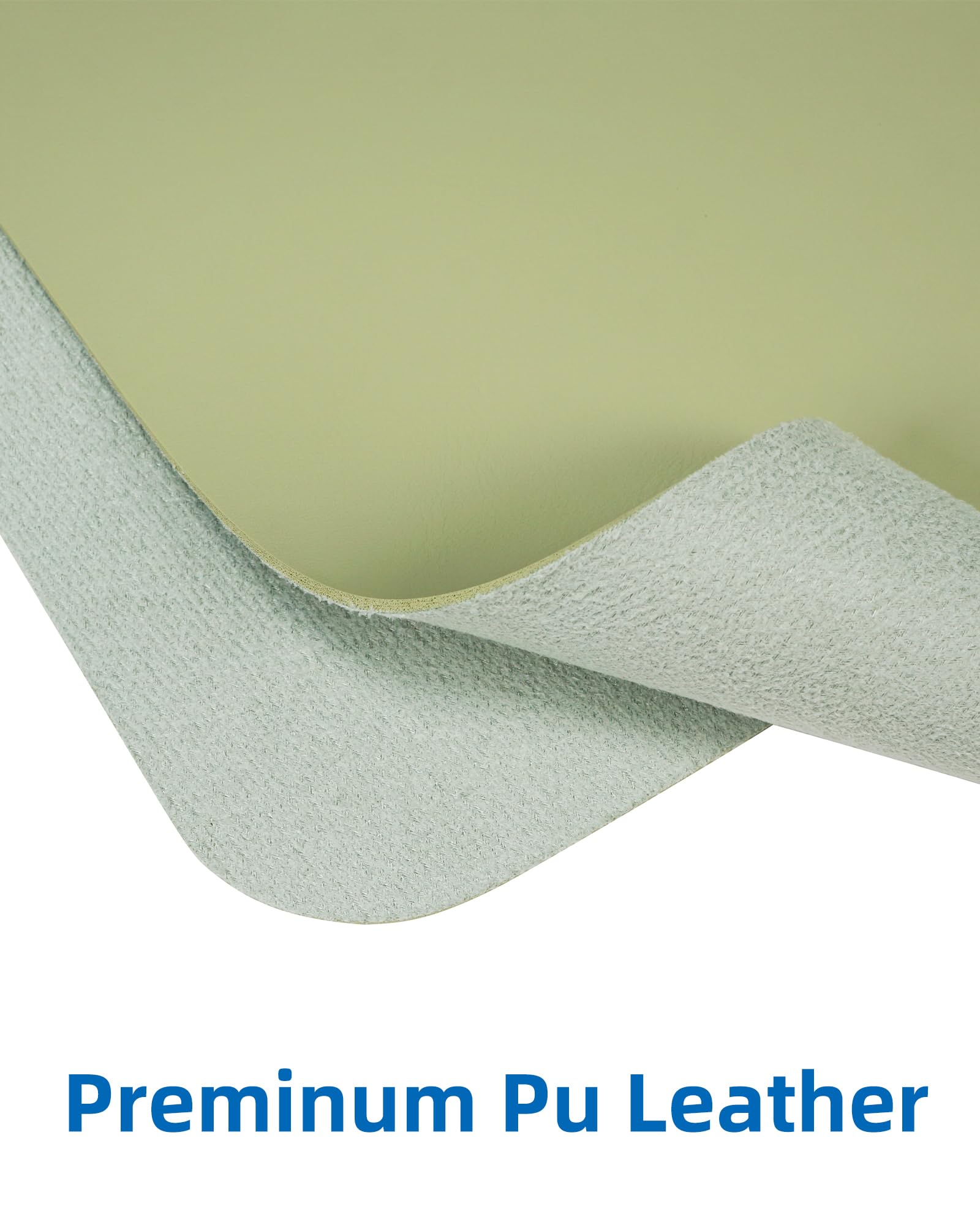 Leather Desk Pad Protector,Mouse Pad,Office Desk Mat, Non-Slip PU Leather Desk Blotter,Large Desk