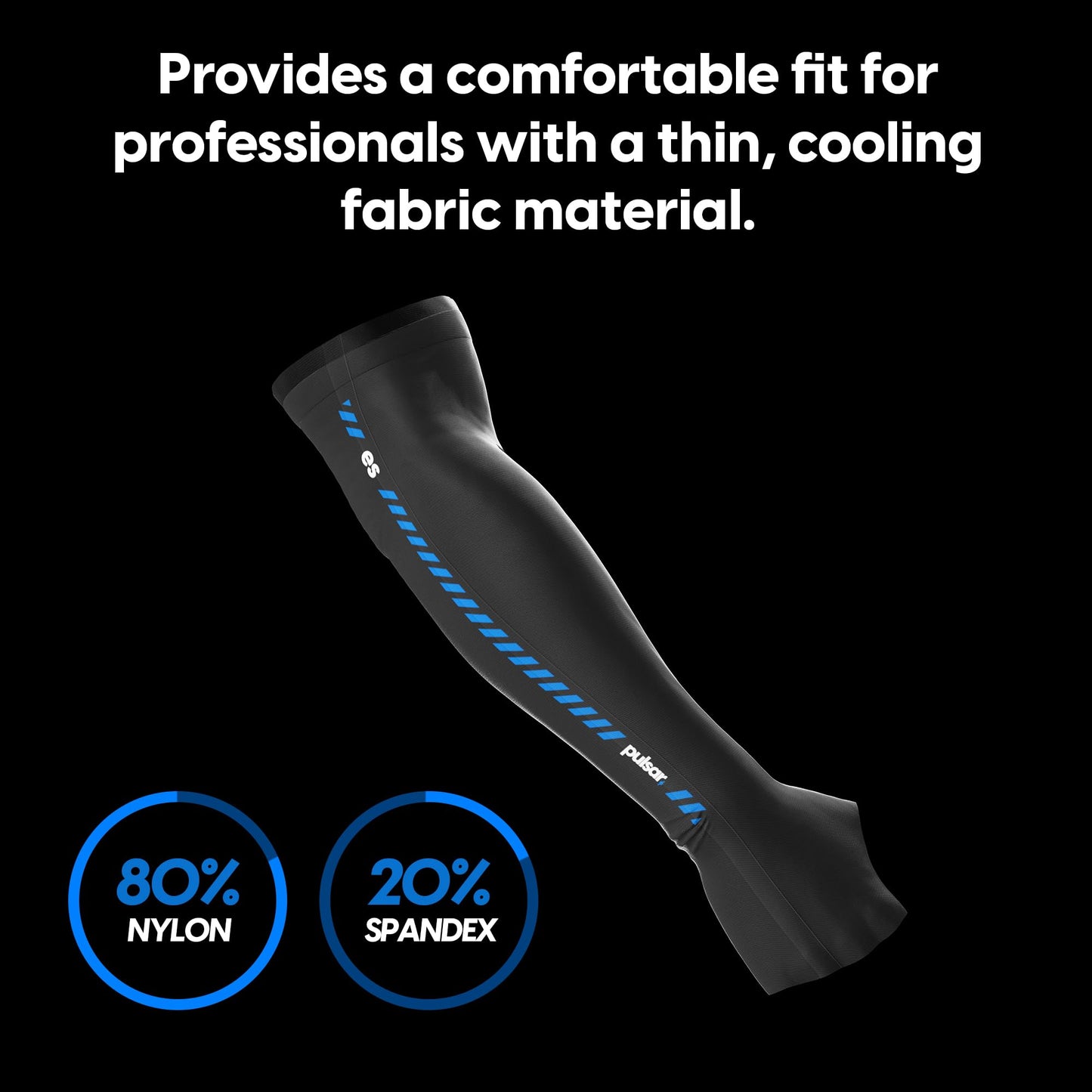 Pulsar Gaming Gears Palm Long Gaming Arm Sleeve, X-Large, Black