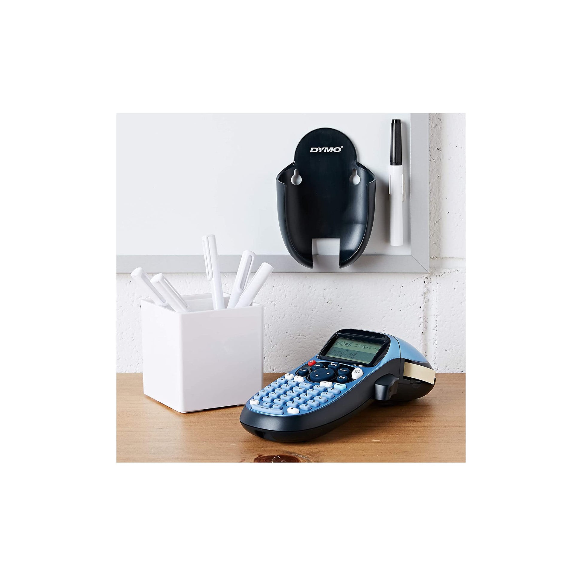 Dymo LetraTag LT-100H Plus Label Maker ABC Keyboard, Blue