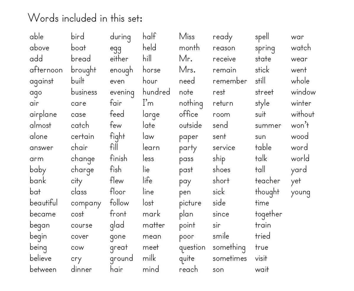 Edupress Sight Words in a Flash Card Set Grades 2-3 (EP62317)