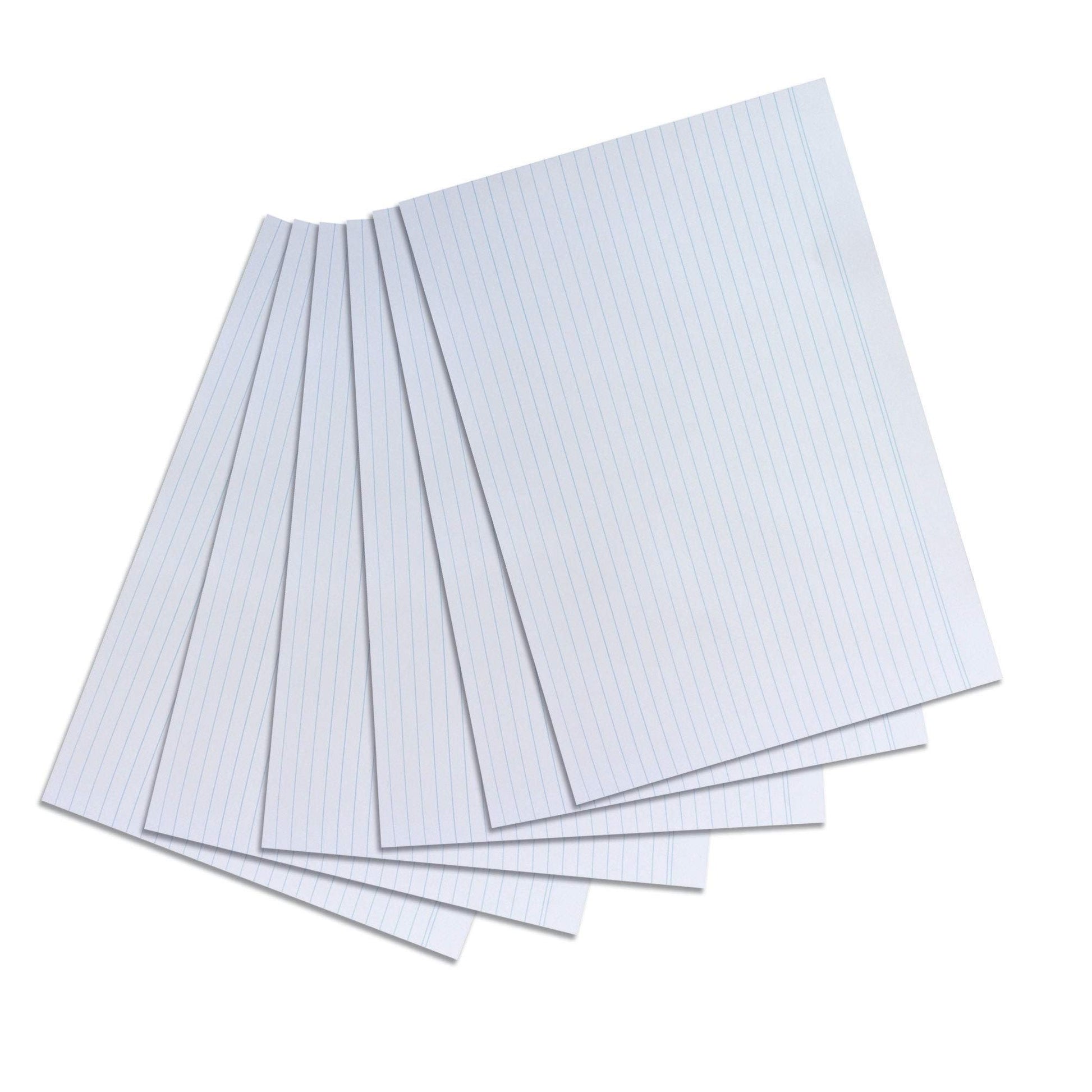 Herlitz A4 Ruled Index Card - White (100 Pieces)
