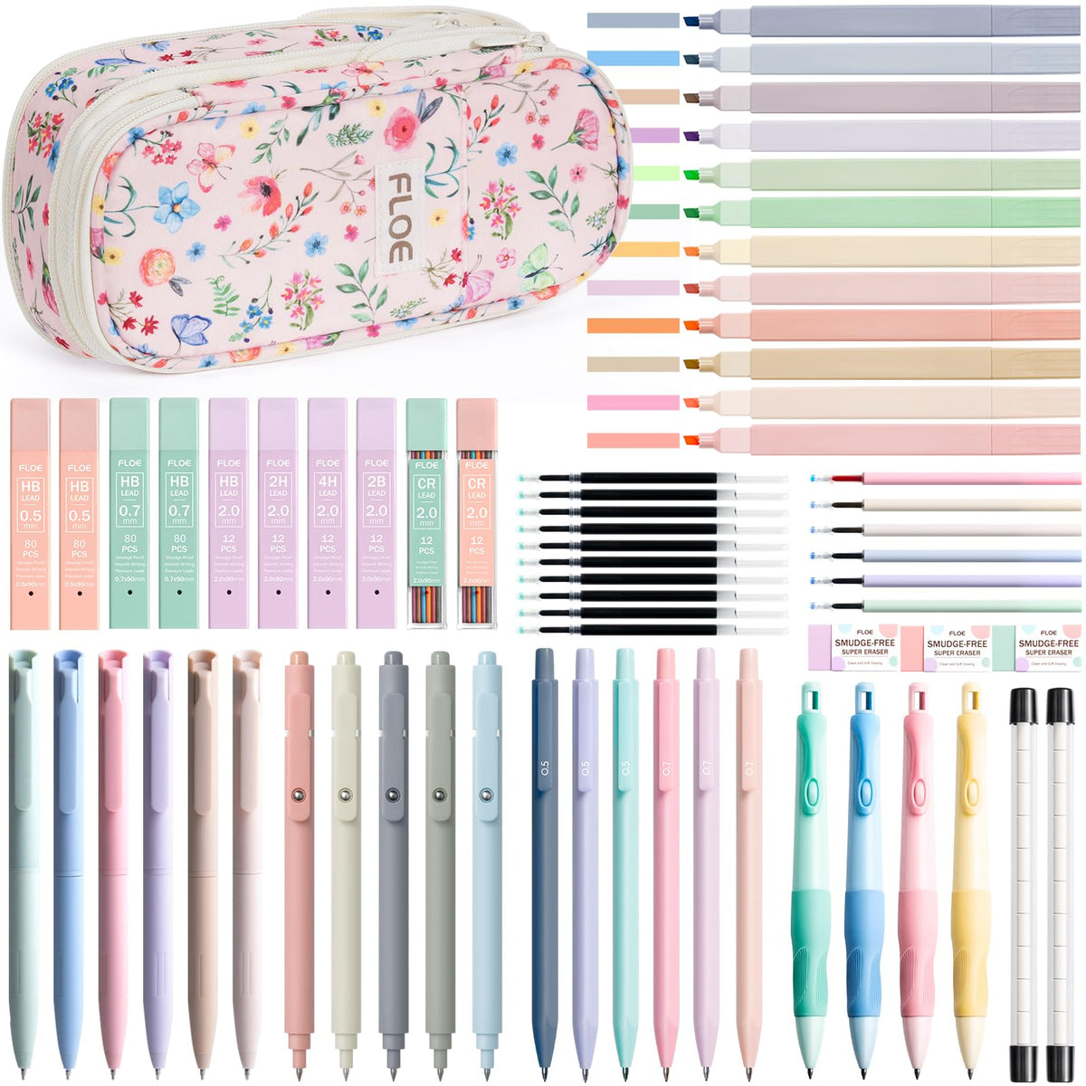 65PCS Aesthetic School Supplies Back to School Supplies Cute Stationary Set