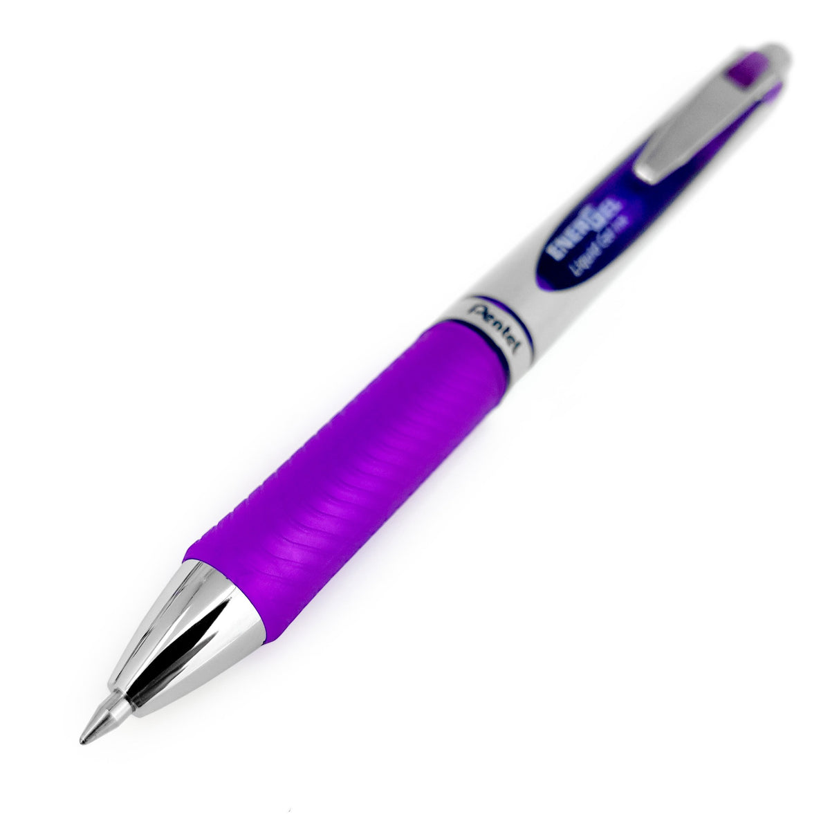 ENERGEL Pentel XM BL77 - Retractable Liquid Gel Ink Pen - 0.7mm - 52% Recycled - Wallet of 9