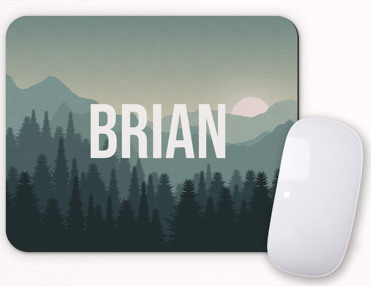Personalized Mouse Pad - Add Your Name - Beautiful Vivid Detailed Print. Brighten up Your workspace