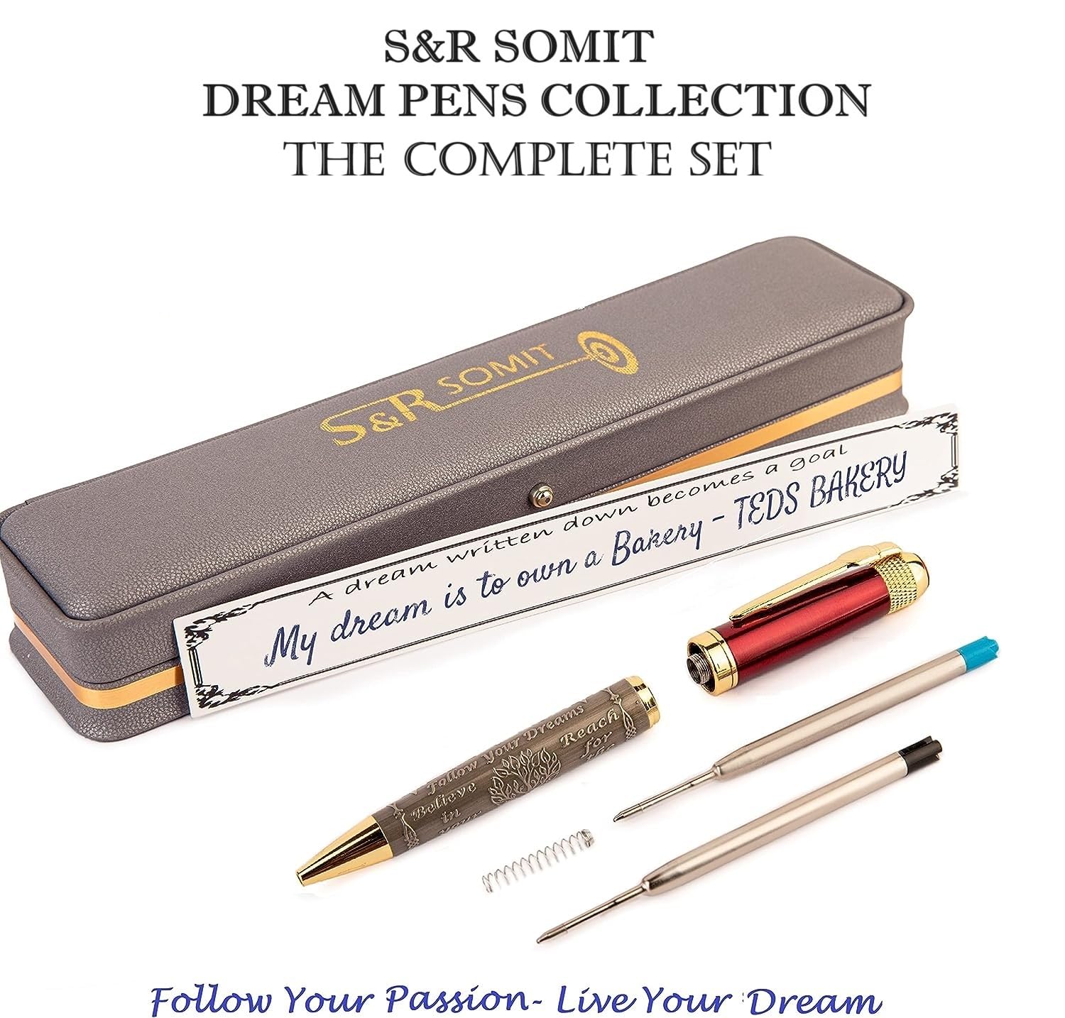 S&R Somit Luxury Ballpoint Pen Gift Set with Fancy LED Box