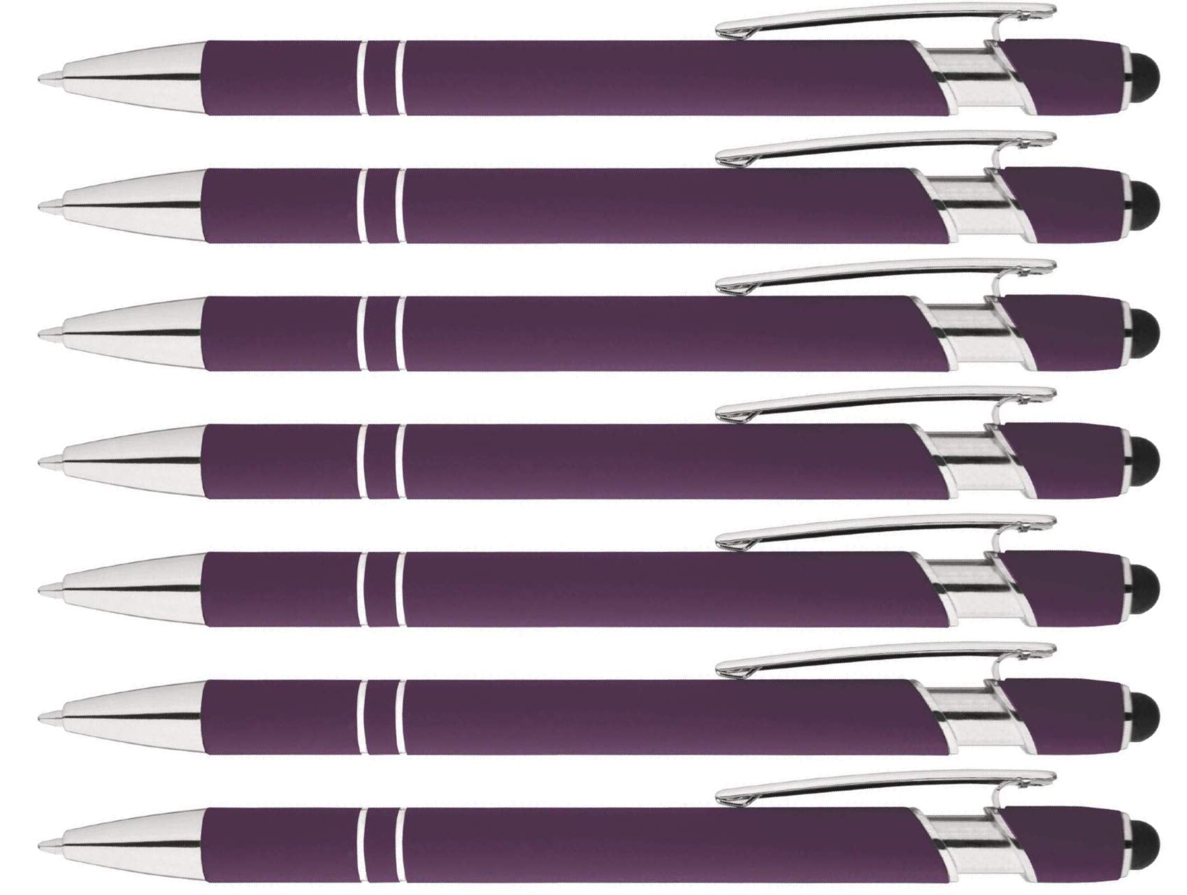 Express Pencils Rainbow Rubberized Soft Touch Ballpoint Pen with Stylus Tips a stylish, premium