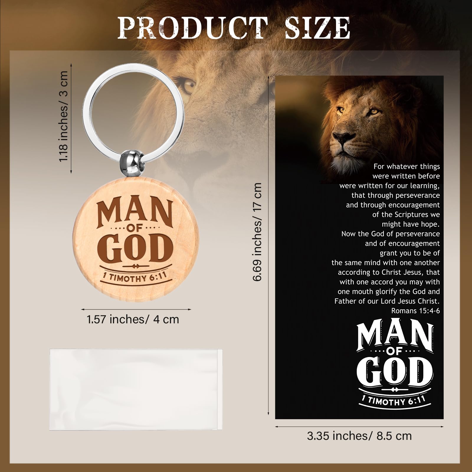 Landical 50 Sets Pastor Appreciation Gifts for Men Christian Pastor Gifts