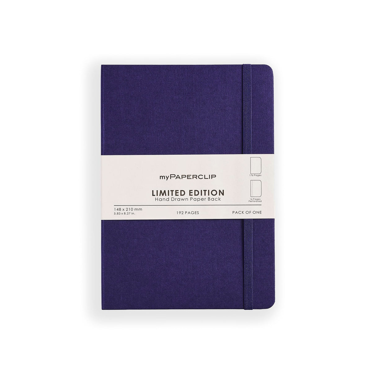 myPAPERCLIP Limited Edition A5 Plain Notebook | 192 Pages, 100 GSM, Soft Cover, A5 (5.83 × 8.27 in)
