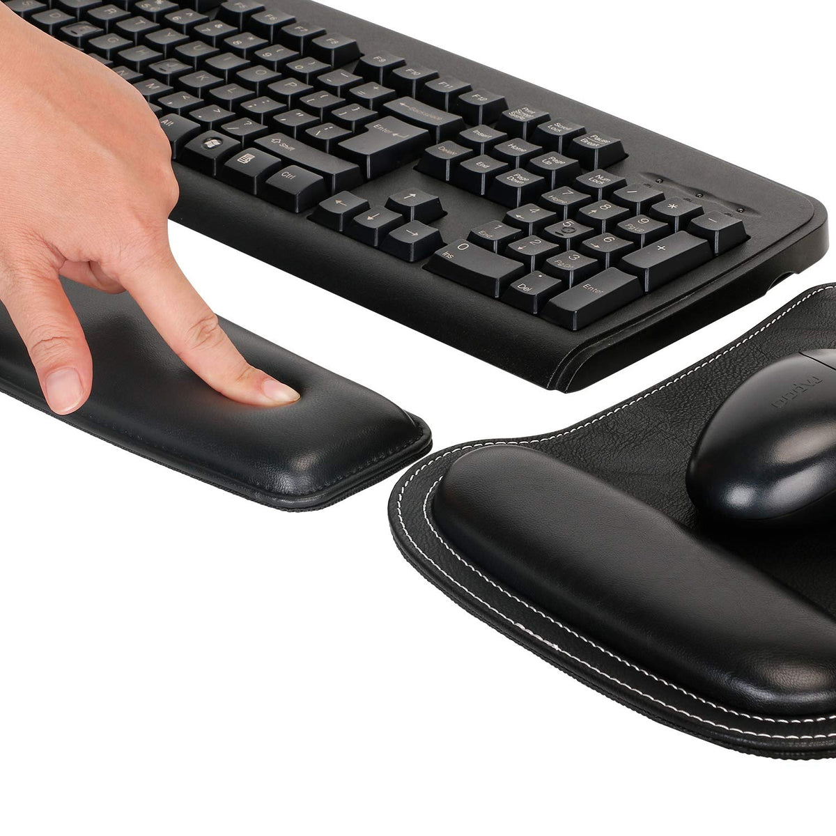 RICHEN Keyboard Wrist Rest Pad and Mouse Wrist Rest Support Mouse Pad Set,Sturdy & Comfortable &