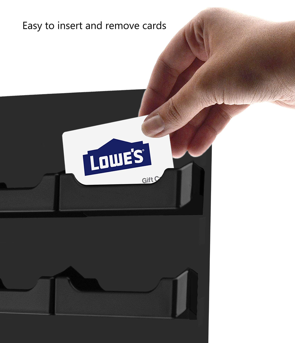 Marketing Holders Hanging Business Card Rack with Hardware for 3.5" x 2" Gift or Appointment Cards