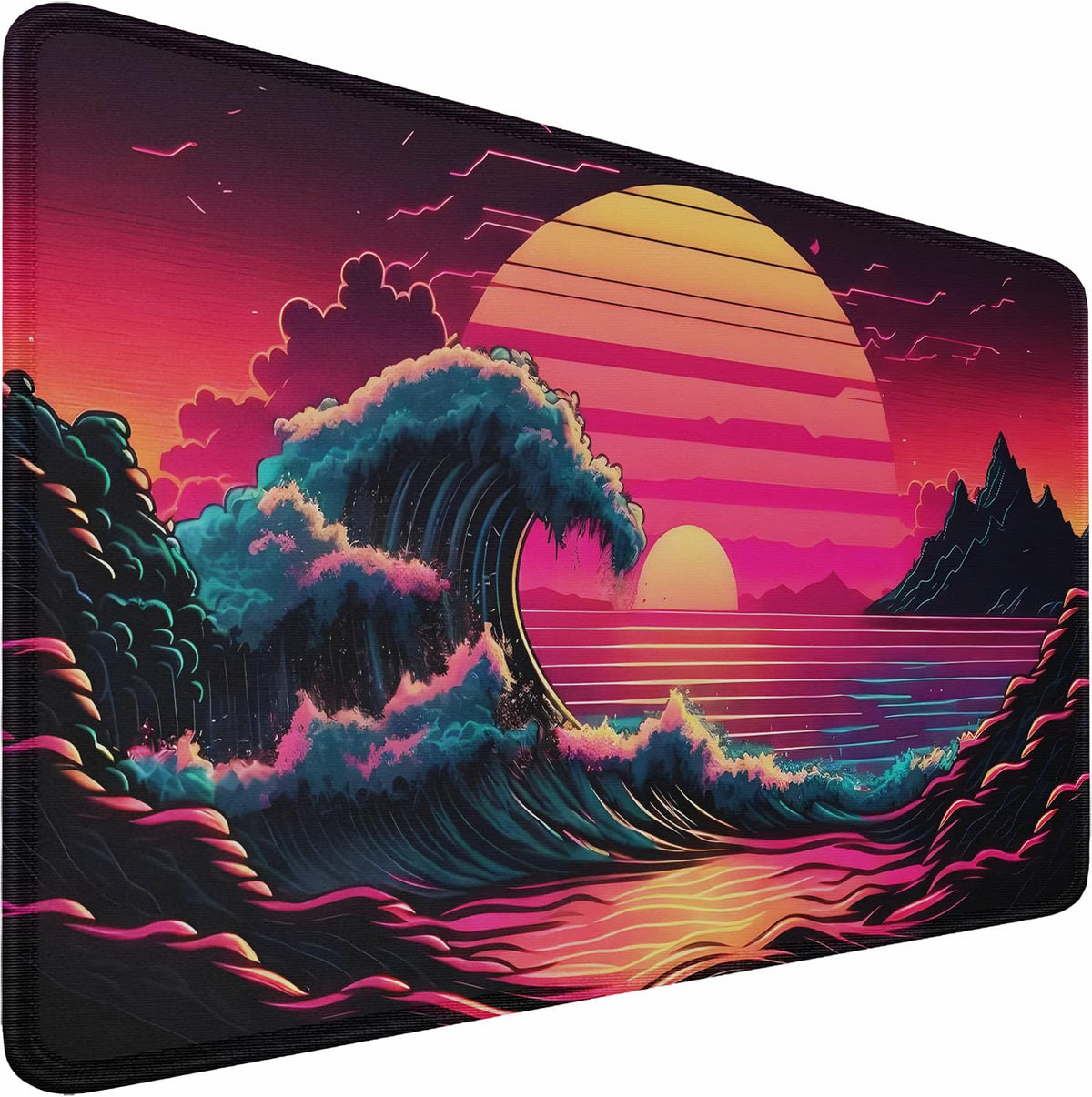 Mouse Pad, 31.5x15.7 inch Large Extended Computer Keyboard Mouse Mat, Water Resist Non-Slip