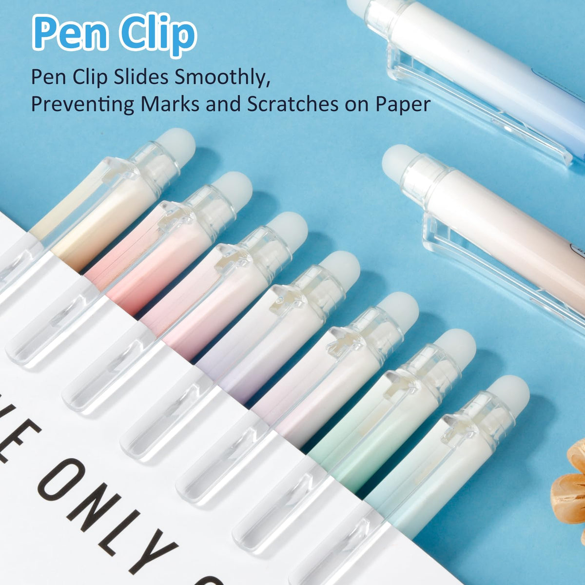 Solati 36 Colors Erasable Gel Pens, Fine Point 0.7mm Colored Erasable Pens, Make Mistakes