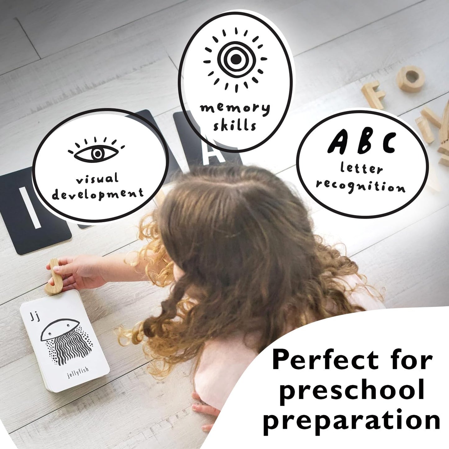 Wee Gallery Number Cards, Nature Counting Flash Cards for Toddlers