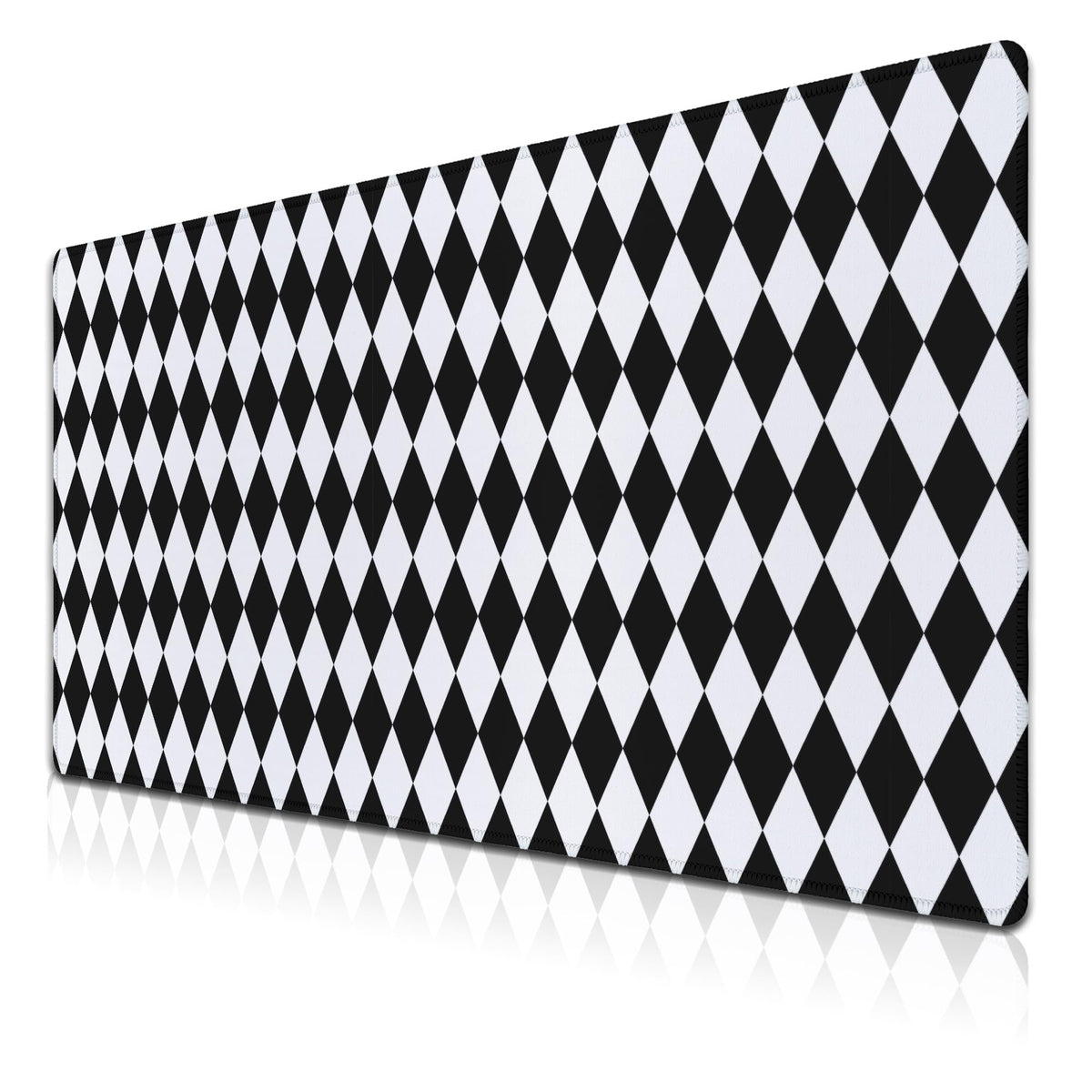 Samgula Computer Mat Black and White Desk Mat Large, Big Mouse Pad Gaming Desk Mats, Mouse Pad
