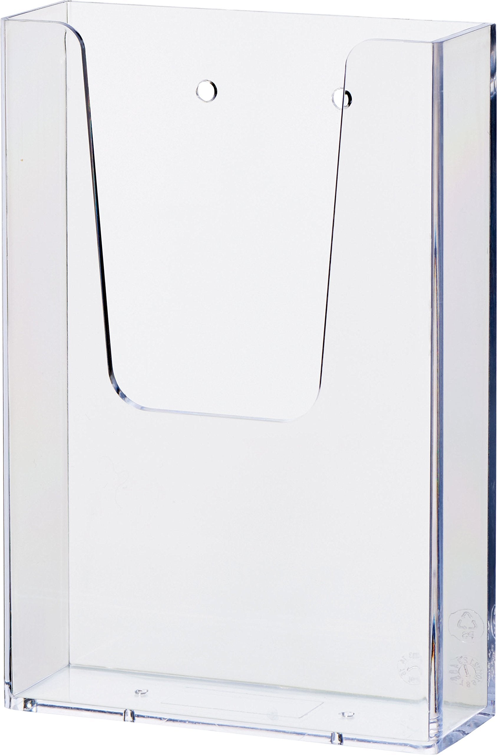 HELIT ' H2350002 "The Help Wall 1 1/3 A6 Leaflet Holder, Clear