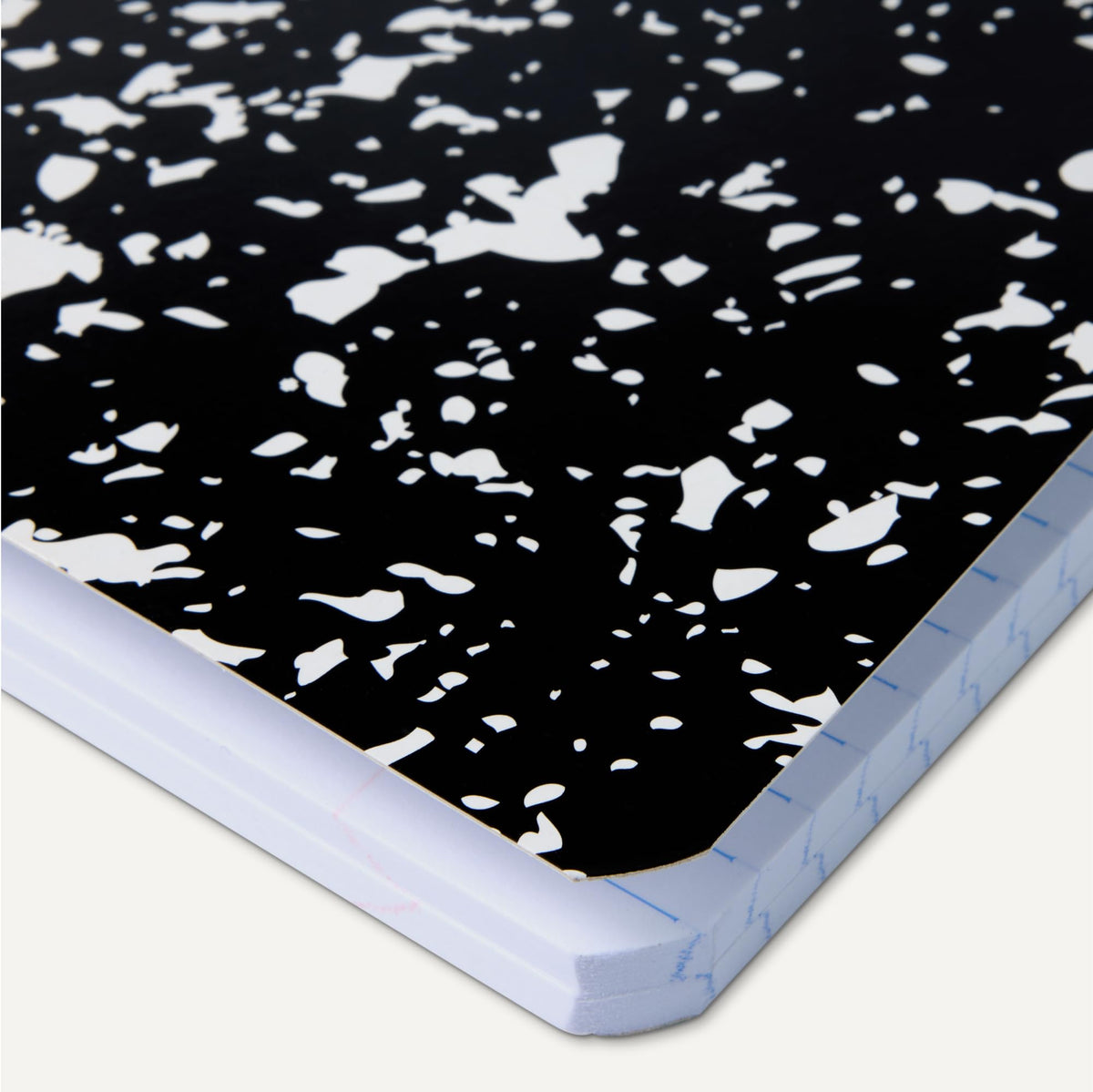 Amazon Basics Composition Notebook, College Ruled, 100 Sheets, 9.75" x 7.5", Marble Black, 12-Pack