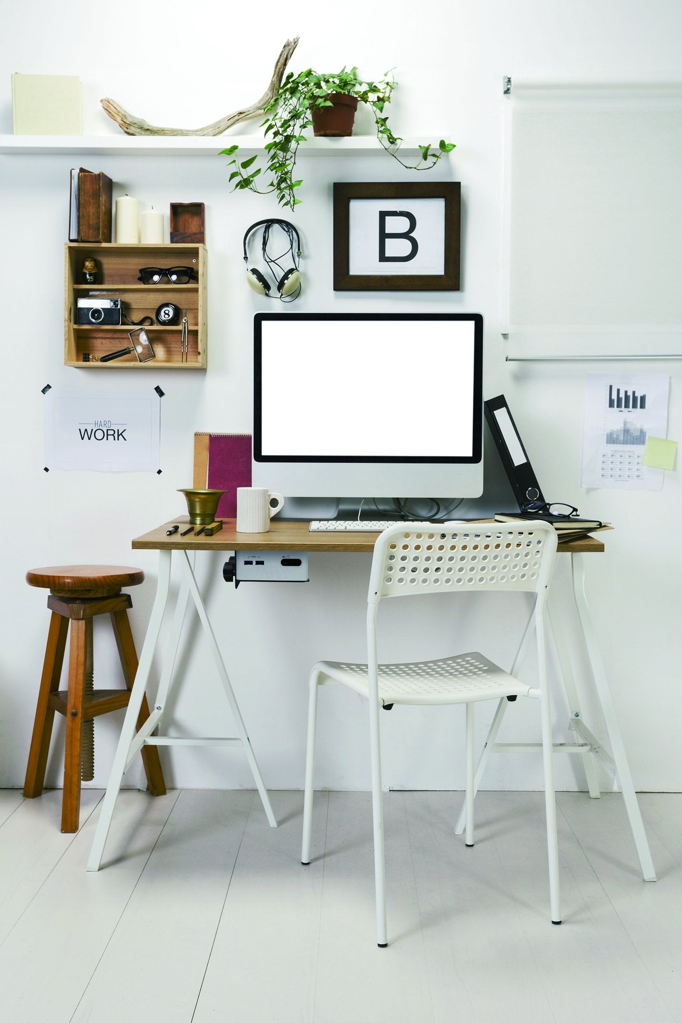 ICY BOX Mini PC Stand (Intel NUC, Mac mini etc.), Up to 5kg, Monitor Stand or VESA Mount, Variable