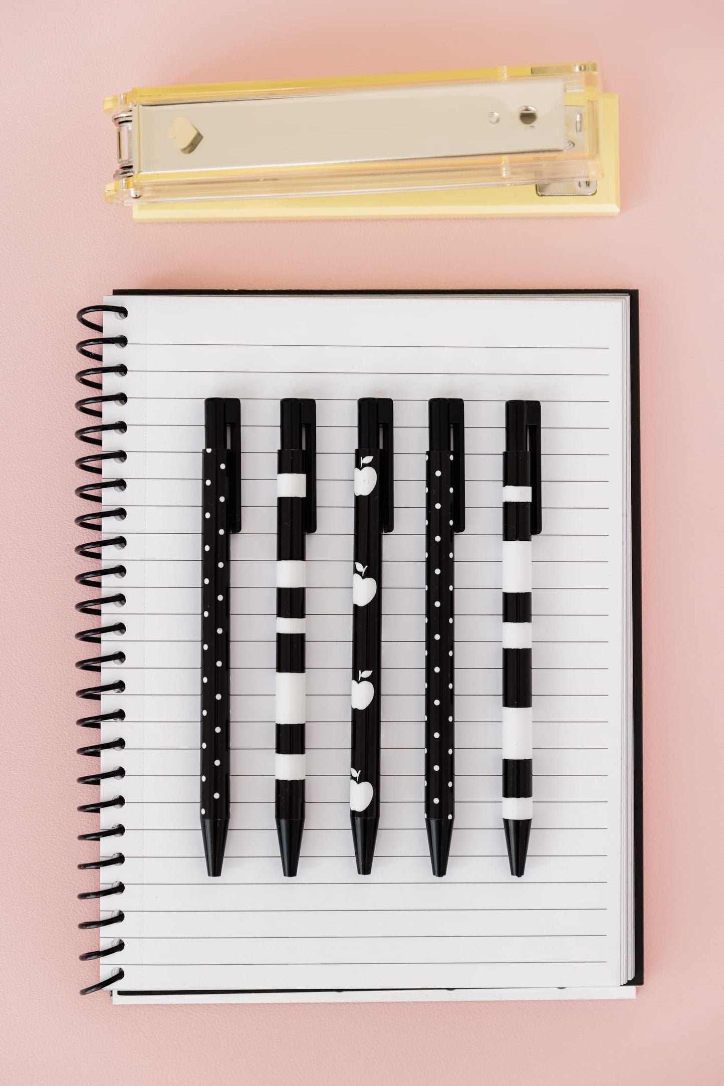 kate spade new york Ink Pen Set of 5, Dots & Stripes