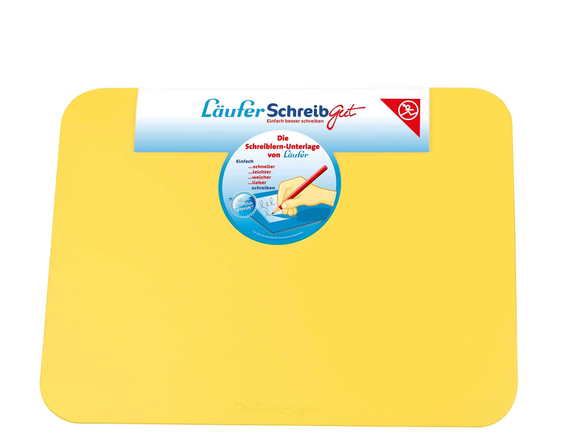 Läufer Schreibgut 30914 Learning to Write Desk Pad 33.5 x 45 cm Sun Yellow