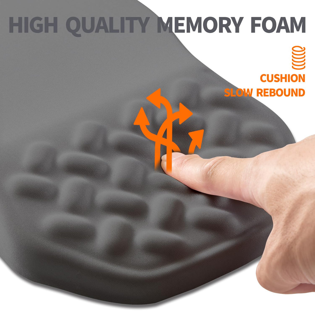 Armanza Ergonomic Slope Mouse Pad Wrist Support, Wrist Rest Mousepad for Carpal Tunnel Pain Relief