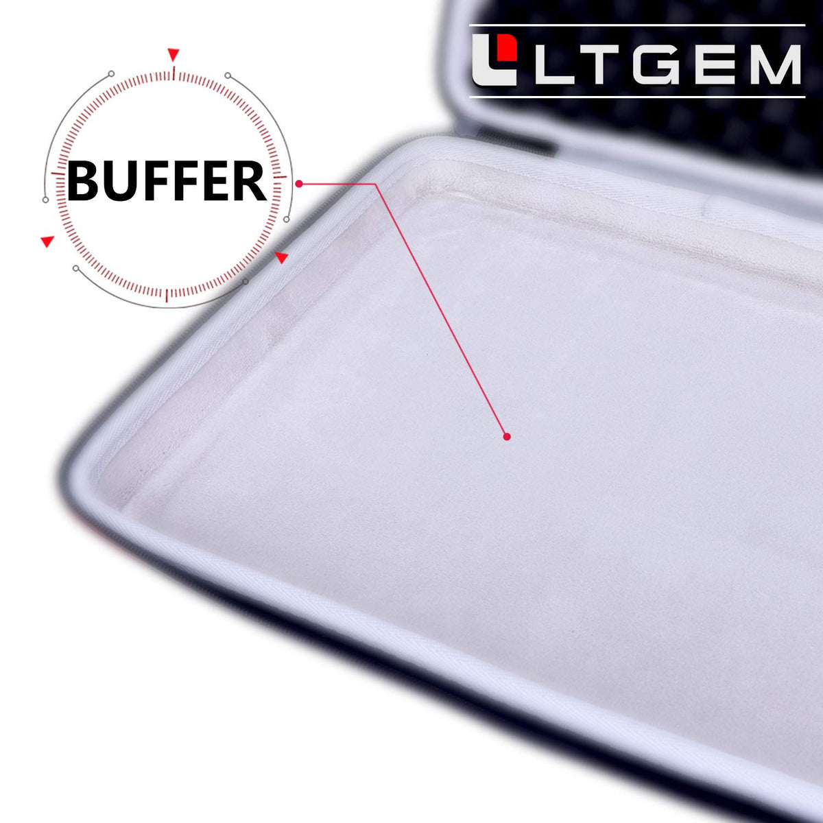 LTGEM Case Compatible with Arturia MiniLab 3 Universal MIDI Controller, Black(Case Only)