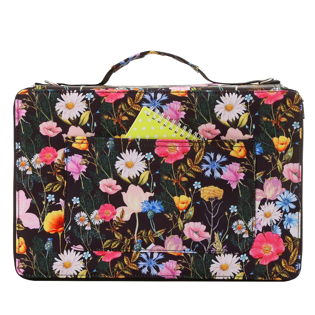 Lbxgap 480 Individual-Slots Colored Pencil Case w/Handle & Shoulder Strap