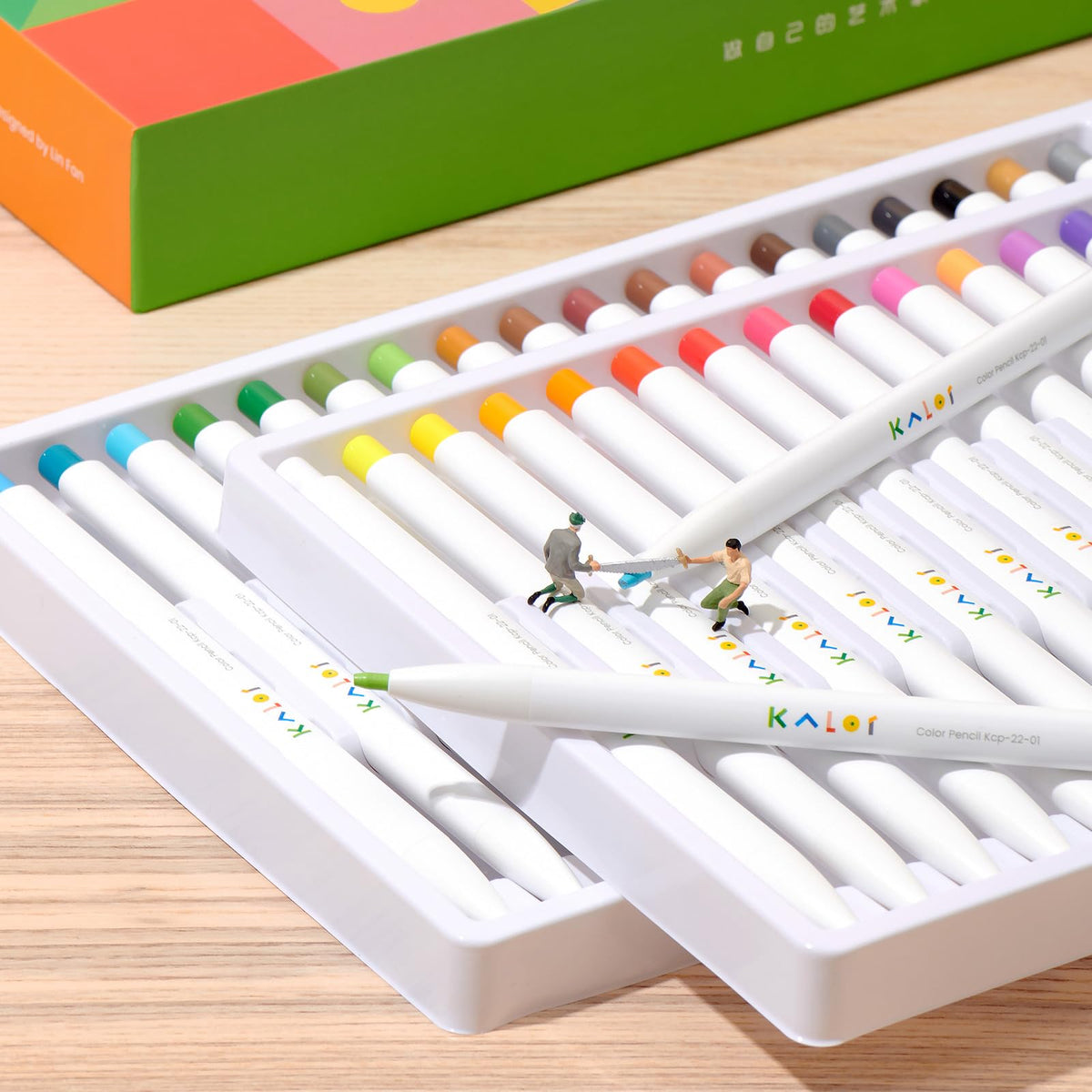 Kaco KALOR 36 Premium Color Mechanical Pencils, Refillable Soft Lead Core